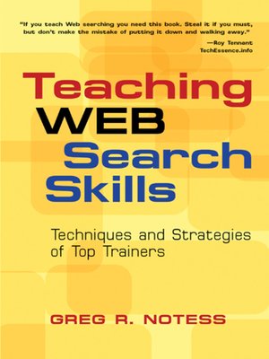 cover image of Teaching Web Search Skills